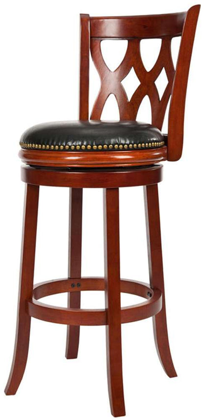 Safavieh - Lancaster Barstool - Cherry - Black - FOX7002A veiw 2