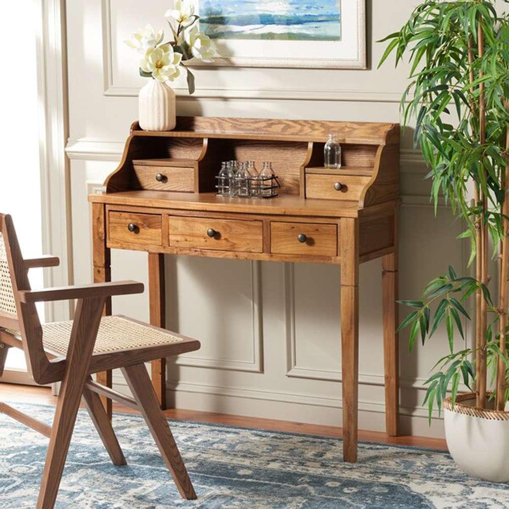Safavieh - Landon Writing Desk - Oak - AMH6516A veiw 3
