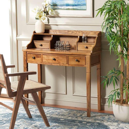 Safavieh - Landon Writing Desk - Oak - AMH6516A veiw 3