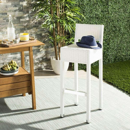 Safavieh - Landry Barstool - White - FOX5212C veiw 2