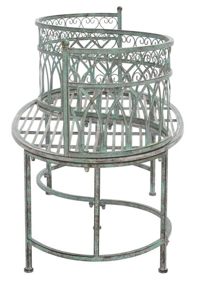 Safavieh - Lara Kissing Bench - Antique Dark Green  - PAT5005D veiw 2
