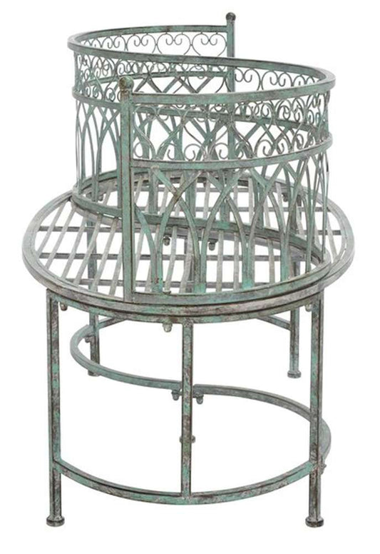 Safavieh - Lara Kissing Bench - Antique Dark Green  - PAT5005D veiw 2
