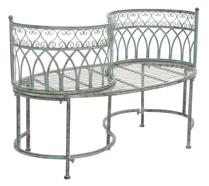 Safavieh - Lara Kissing Bench - Antique Dark Green  - PAT5005D veiw 3