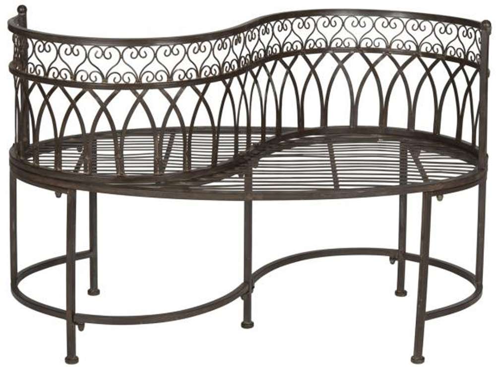 Safavieh - Lara Kissing Bench - Rustic Brown - PAT5005B veiw 1