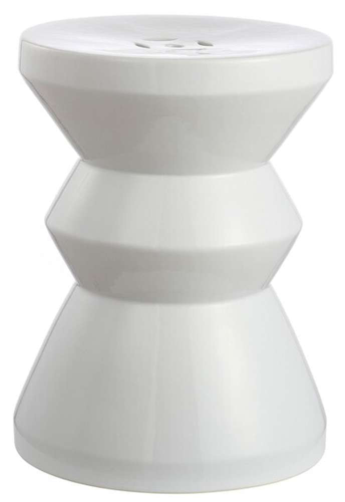 Safavieh - Larsa Garden Stool - White - ACS4576B veiw 1