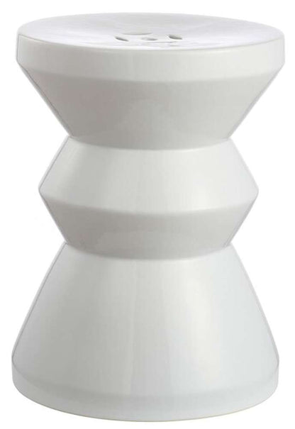 Safavieh - Larsa Garden Stool - White - ACS4576B veiw 1
