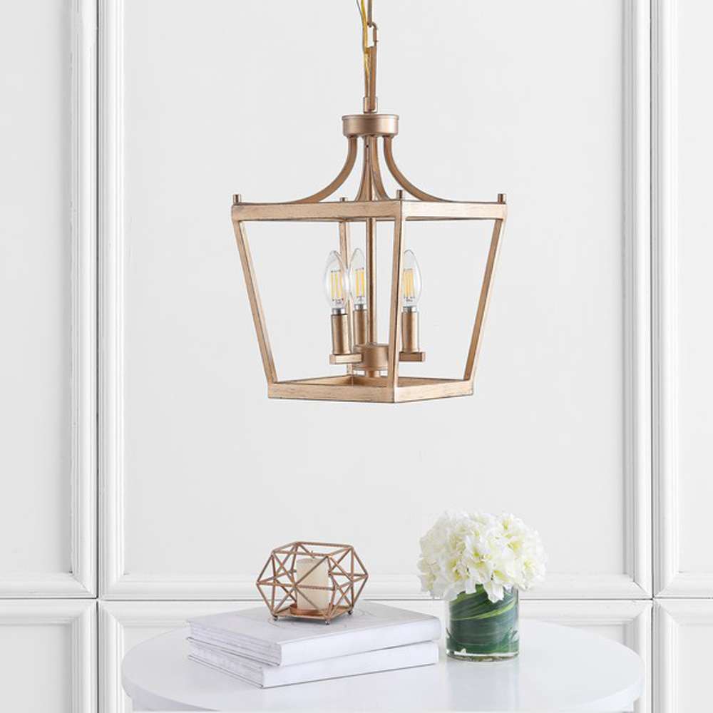 Safavieh - Larton 3Lt 10 Inch Pendant - Gold - PND4089C veiw 1