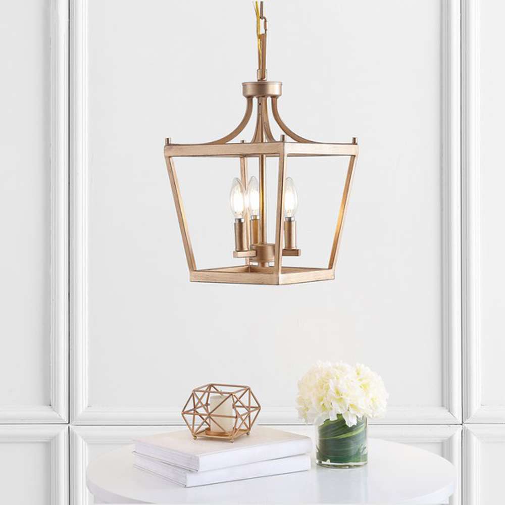 Safavieh - Larton 3Lt 10 Inch Pendant - Gold - PND4089C veiw 2