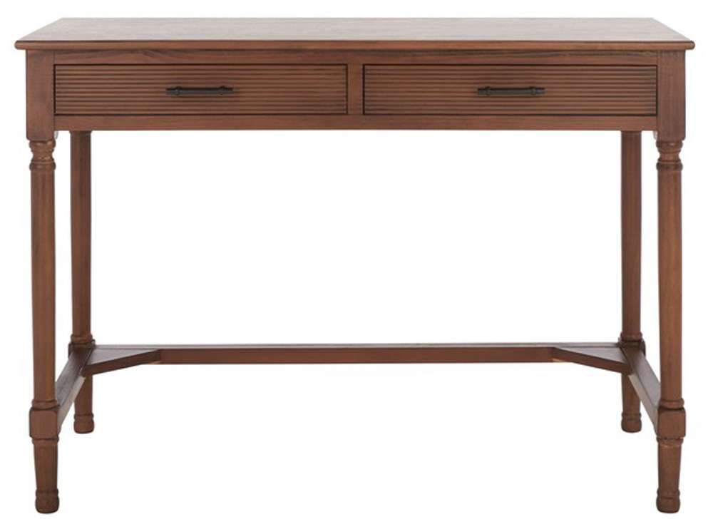 Safavieh - Layce 2 Drawer Desk - Brown - DSK5704C veiw 1