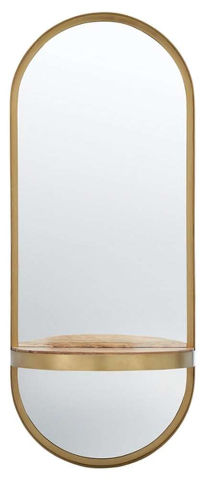 Safavieh - Laycie 18in Mirror - Brass - MRR3064A veiw 1