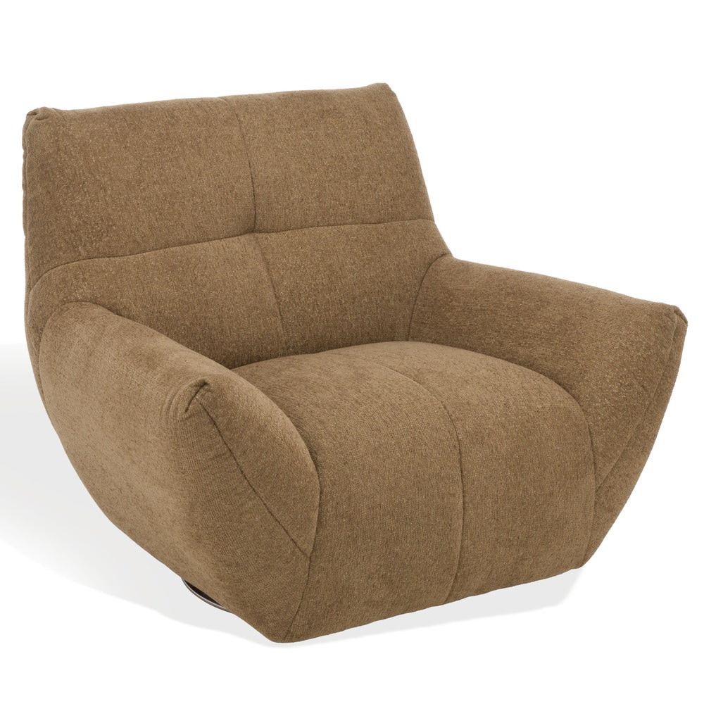 Safavieh - Layletta Swivel Chair / Light Brown - SFV2409A view 3