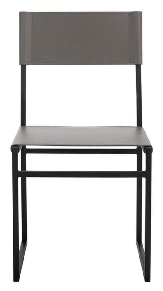 Safavieh - Layne Dining Chair - Grey - Black  (Set of 2) - DCH3003B-SET2 veiw 1