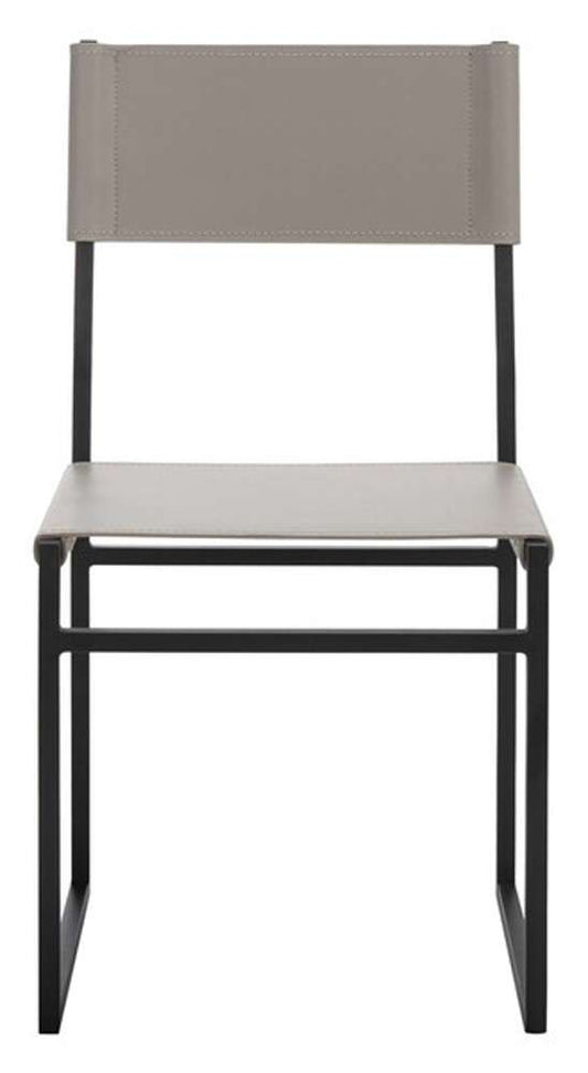 Safavieh - Layne Dining Chair - Light Grey - Black  (Set of 2) - DCH3003A-SET2 veiw 1
