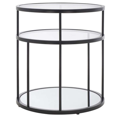 Safavieh - Layta 3 Shelf Accent Table - Black - Clear - ACC6402B veiw 4
