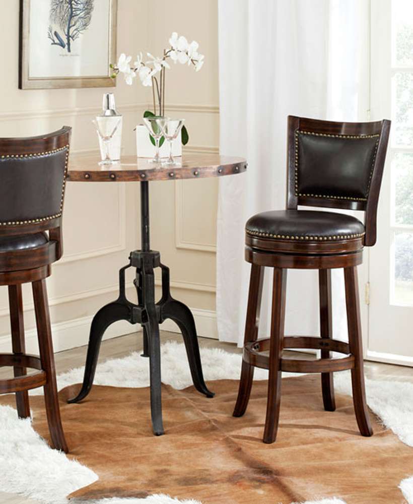 Safavieh - Lazzaro Barstool - Brown - FOX7012A veiw 2