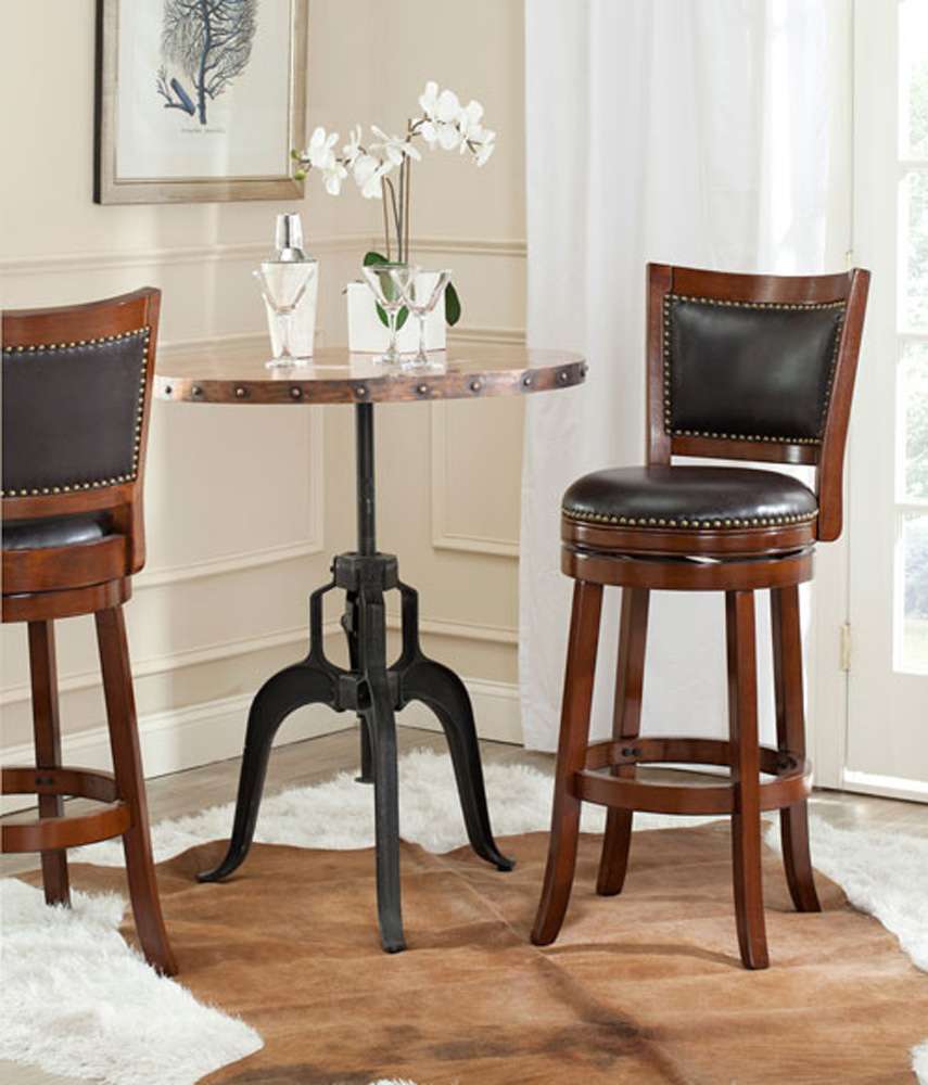 Safavieh - Lazzaro Barstool - Brown - FOX7012D veiw 2