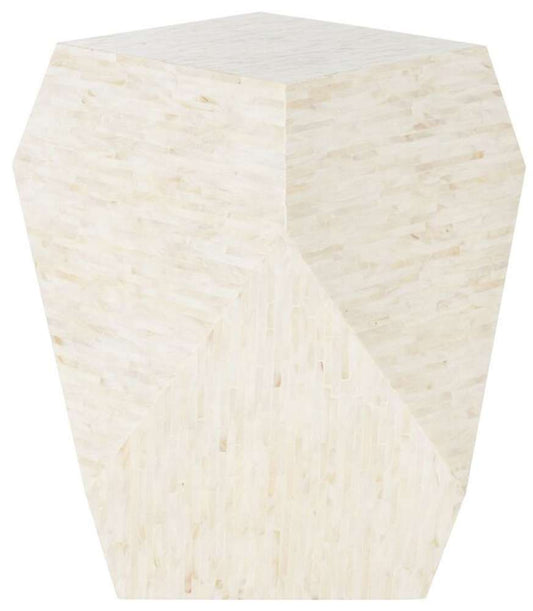 Safavieh - Lea Mosaic Geom Side Table - Multi - Light Beige - TRB1010A veiw 1