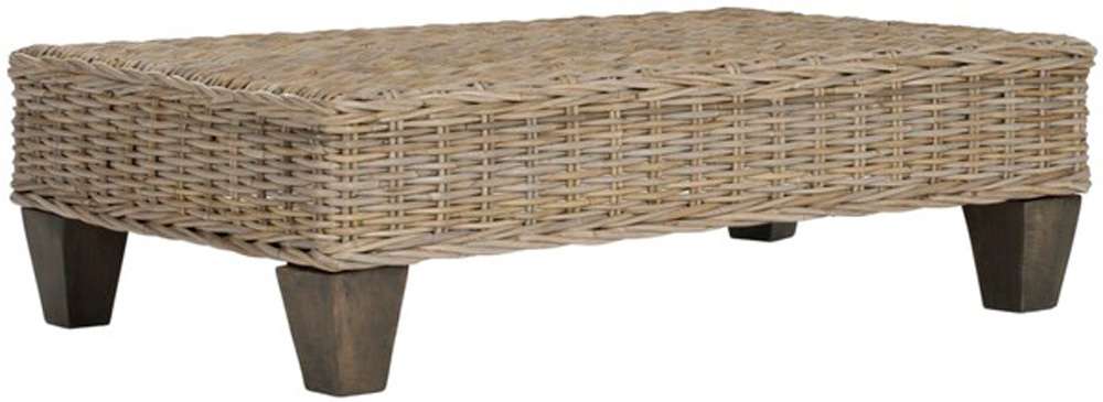 Safavieh - Leary Coffee Table - Natural Unfinished - Taupe - FOX6528A veiw 3