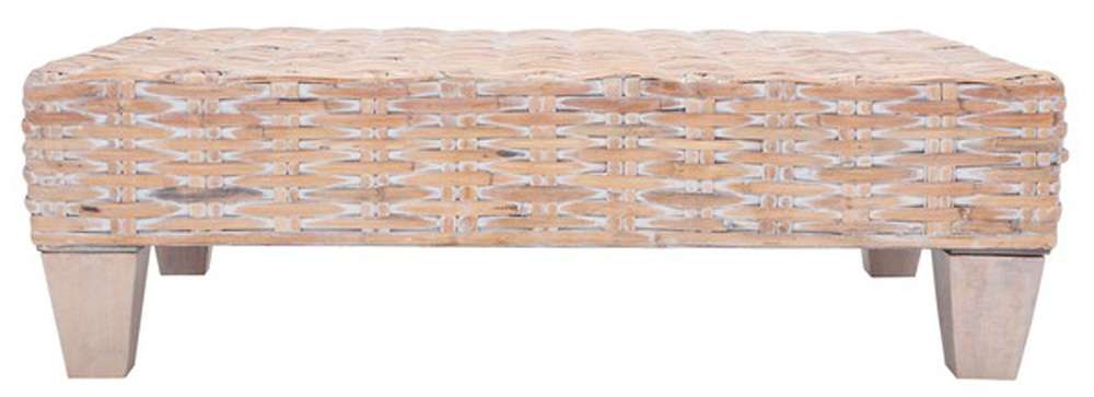Safavieh - Leary Coffee Table - White Washed - FOX6528D veiw 1