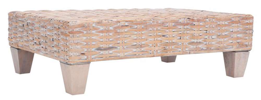 Safavieh - Leary Coffee Table - White Washed - FOX6528D veiw 3
