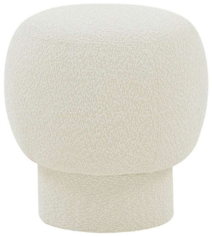 Safavieh - Couture - Leboeff Round Ottoman - Ivory - SFV5101A veiw 1