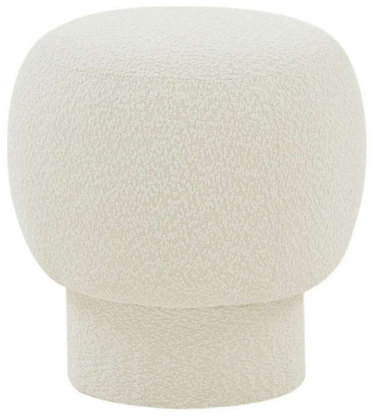 Safavieh - Couture - Leboeff Round Ottoman - Ivory - SFV5101A veiw 1