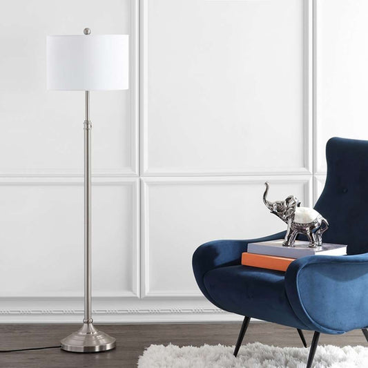Safavieh - Leeland Floor Lamp - Brushed Nickle  - FLL4052A veiw 1