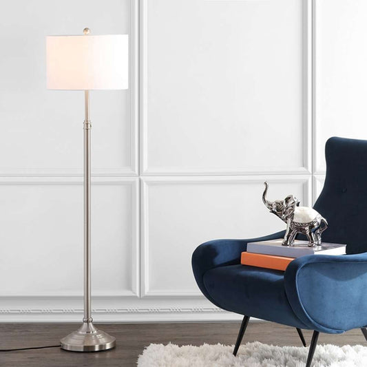 Safavieh - Leeland Floor Lamp - Brushed Nickle  - FLL4052A veiw 2