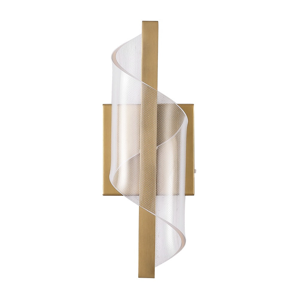 Safavieh - Leighton Acrylic Wall Sconce / Clear / Gold - CTL1111A view 1