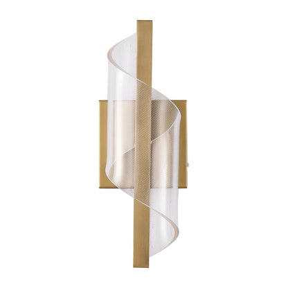 Safavieh - Leighton Acrylic Wall Sconce / Clear / Gold - CTL1111A view 1
