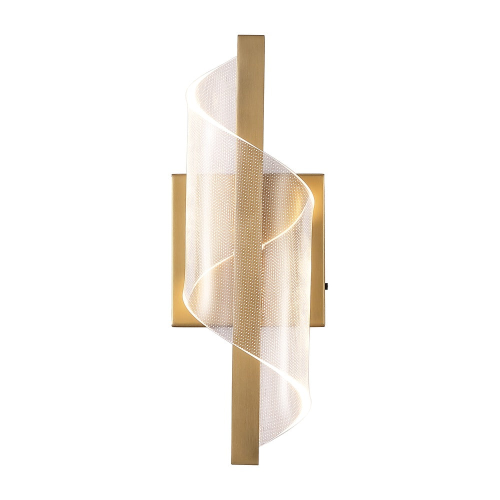 Safavieh - Leighton Acrylic Wall Sconce / Clear / Gold - CTL1111A view 2