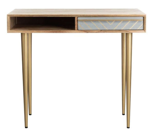Safavieh - Leni Desk - Natural - Brass - DSK9003A veiw 1