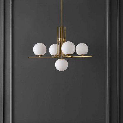 Safavieh - Lenore 5 Lt 29.75in Chandelier - Gold - CHA4061A veiw 1