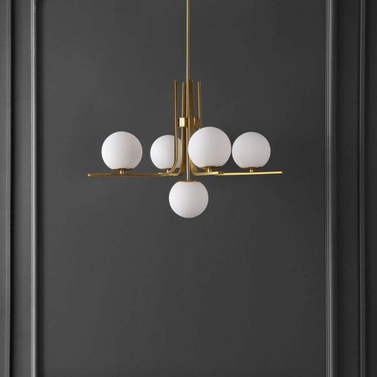 Safavieh - Lenore 5 Lt 29.75in Chandelier - Gold - CHA4061A veiw 1