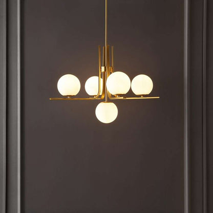 Safavieh - Lenore 5 Lt 29.75in Chandelier - Gold - CHA4061A veiw 2