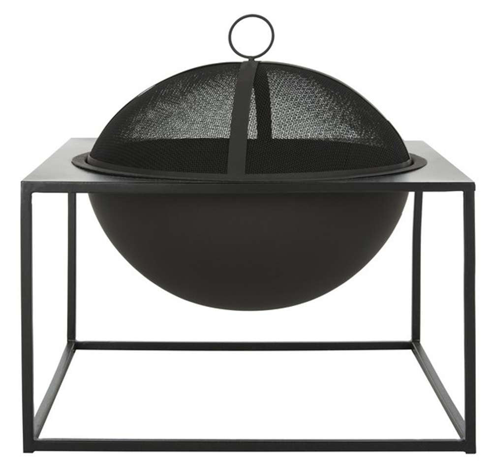 Safavieh - Leros Square Fire Pit - Black - PIT2002A veiw 1