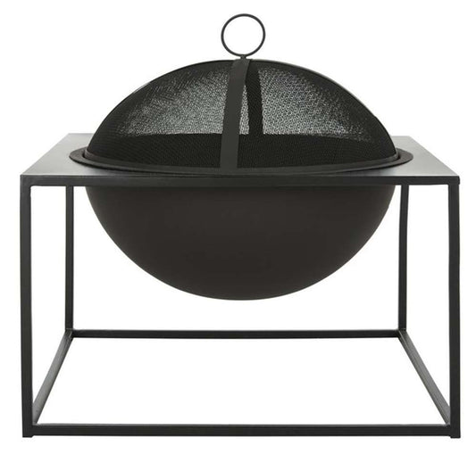 Safavieh - Leros Square Fire Pit - Black - PIT2002A veiw 1