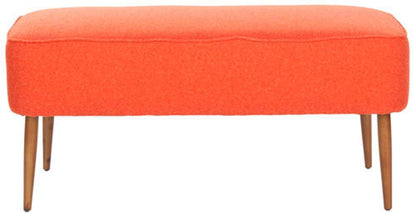 Safavieh - Levi Bench - Burnt Orange - Natural Oak - MCR4609A veiw 1