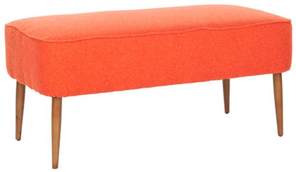 Safavieh - Levi Bench - Burnt Orange - Natural Oak - MCR4609A veiw 2