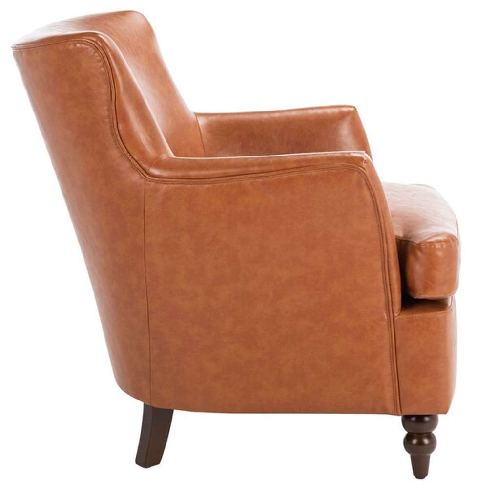 Safavieh - Levin Accent Chair - Cognac - ACH4008A veiw 4