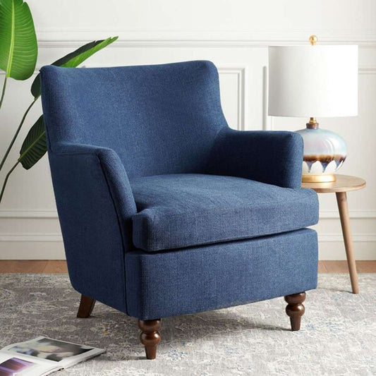 Safavieh - Levin Accent Chair - Navy - ACH4008C veiw 2