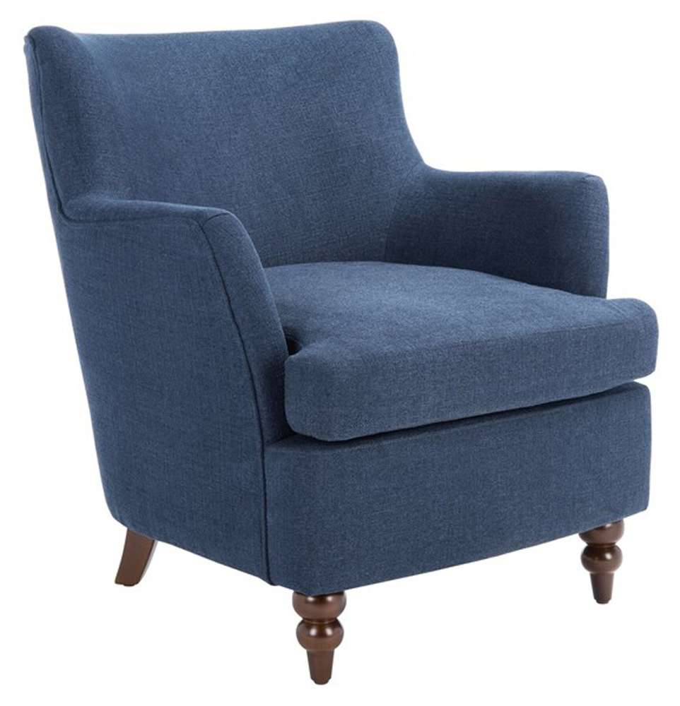Safavieh - Levin Accent Chair - Navy - ACH4008C veiw 3