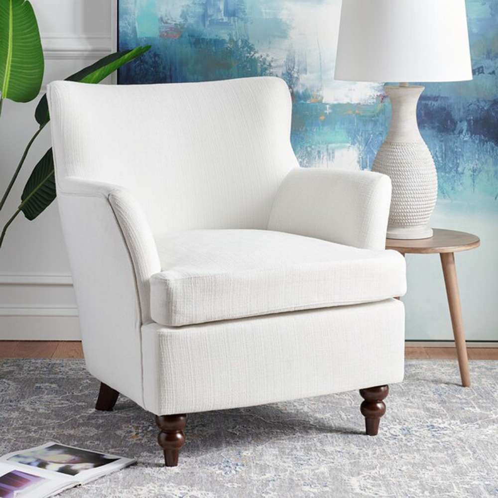 Safavieh - Levin Accent Chair - White - ACH4008B veiw 2