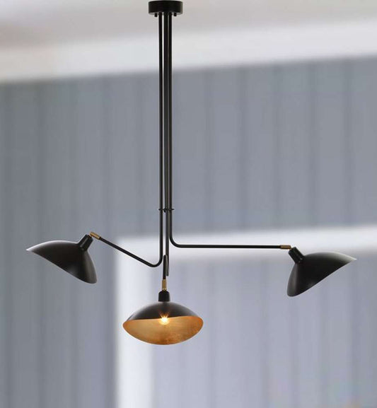 Safavieh - Lewis Metal Pendant Lamp - Black - LIT4461A veiw 1