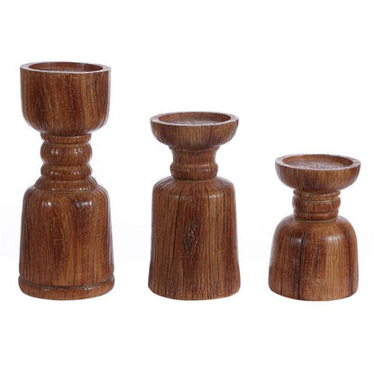 Safavieh - Lia Set Of 3 Candle Holder - Brown - RDC1202A-SET3 veiw 2