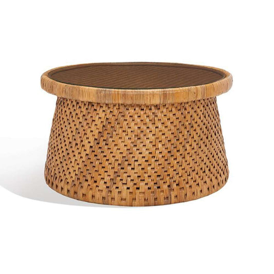 Safavieh - Couture - Lianne Rattan Rd Coffee Table - Natural - CWK2002A veiw 2