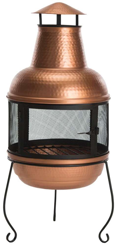 Safavieh - Lima Fire Pit - Copper - Black - PIT1000A veiw 1