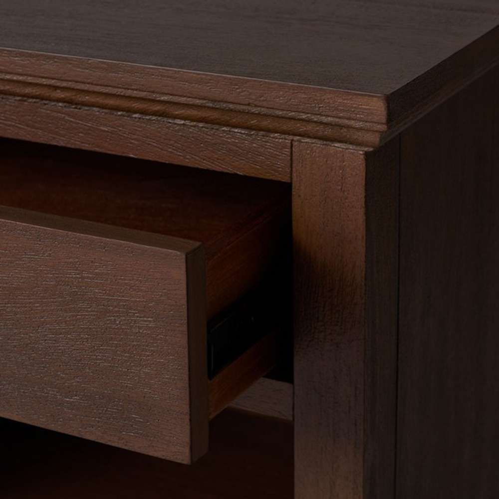 Safavieh - Couture - Lisabet 1 Drawer Wd Nightstand - Brown - SFV7704A veiw 2