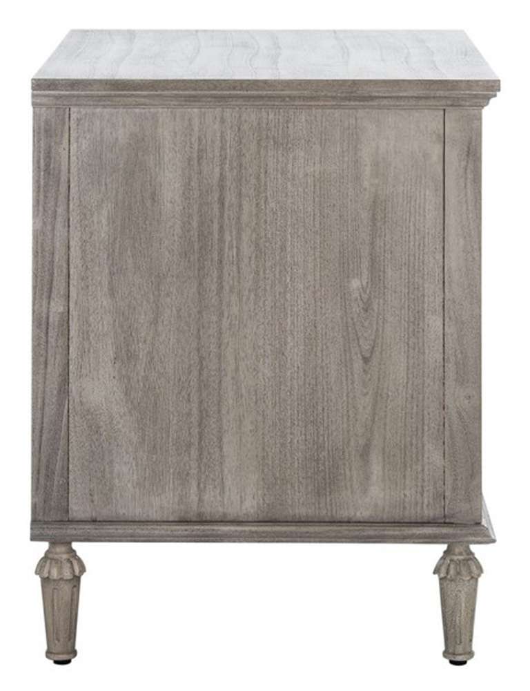 Safavieh - Couture - Lisabet 1 Drawer Wd Nightstand - Light Grey - SFV7704C veiw 5