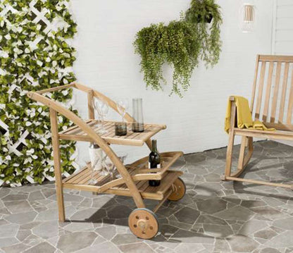 Safavieh - Lodi Tea Cart - Natural - PAT7009A veiw 2